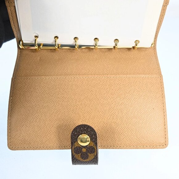 Authentic LOUIS VUITTON Monogram T&B Agenda PM Day Planner Cover bsj384-111325 - Picture 10 of 15
